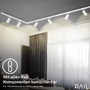 Lištové Briloner 230V - BRILO 8001026 Prodlužovací sada lištový systém 230V – 1x lišta 0,75 cm, 2 spoty GU10, bílé - BRILO - foto 7