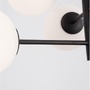 Dekorativní - NV 9100361 Závěsné svítidlo IMPERO bílé matné sklo černý kov E14 6x5W IP20 bez žárovky - NOVA LUCE - foto 7