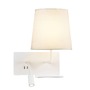 Dekorativní - LA 1003460 SOMNILA FLEX vnitřní nástěnné svítidlo LED 3000K, bílá, verze vpravo vč. USB přípojky - BIG WHITE (SLV) - foto 7