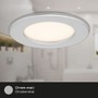 Kruhová - BRI 7053034 3ks sada LED vestavné svítidlo, pr. 11,5 cm, 6 W, matný chrom (starý kód: BRI 7053-034) - BRILONER - foto 7