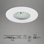 Kruhová - BRI 7295-036 3ks sada LED vestavné svítidlo, pr. 7,5 cm, 6,5 W, bílé - BRILONER - foto 7