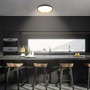 BRILO 3943015 AKCE - Gima stropní svítidlo pr.51 cm - 48W, 5200lm, LED, stmívatelné, dálkový ovladač, CCT, černá/zlatá - BRILO - foto 7