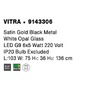 Dekorativní - NV 9143306 AKCE - Závěsné svítidlo VITRA saténový zlatý a černý kov bílé opálové sklo G9 6x5W 220V IP20 bez žárovky - NOVA LUCE - foto 7