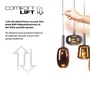 Dekorativní - PN 2681-70 IRIDES LED závěsné svítidlo 6-ramenné nastavitelná výška Comfort Lift paměťová funkce SimplyDim 3000K - PAUL NEUHAUS - foto 7