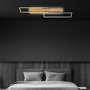 Hranatá - BRILO 3809014 Cornice LED stropní svítidlo, stmívatelné, 2 rámy, 4100lm, 38W, CCT ovladač, dálkový ovladač, černá - BRILO - foto 7