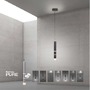 Dekorativní - PN 2211-18 PURE-VEGA LED závěsné svítidlo antracit 3000K - PAUL NEUHAUS - foto 7