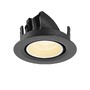 Kruhová - LA 1010048 NUMINOS® GIMBLE XS Stropní vestavné svítidlo, 3000 K, 40°, IP20, kulaté, černé / bílé - BIG WHITE (SLV) - foto 7