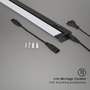 Přisazená - BRILO 2224-015 LED skříňkové svítidlo 54,5 cm 6W 800lm černá - BRILO - foto 7