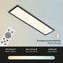 Hranatá - BRILO 7054015 CCT svítidlo LED panel, 100 cm, 24 W, 2400 lm, černá (starý kód: BRILO 7054-015) - BRILO - foto 7