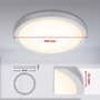 Kruhová - BRI 7143014 LED stropní svítidlo, pr. 40,5 , 24,5 W, matný chrom (starý kód: BRI 7143-014) - BRILONER - foto 7
