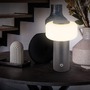 Stolní lampy dekorační - BRILO 7580015 Juna stolní lampa - 1,8W, 210lm, nabíjecí, LED, stmívatelné, dotykový vypínač, teplá bílá, antracit - BRILO - foto 7