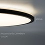 Kruhová - BRILO 7654015 Slim svítidlo LED panel pr.37,5 cm - 22W, 3000lm, hvězdné nebe, neutrální bílá, černá - BRILO - foto 7