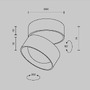 Bodová - M C220CL-12W3K-W Stropní svítidlo Lens 3000K 12W 70d C220CL-12W3K-W - MAYTONI - foto 7