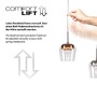 Dekorativní - PN 2742-70 LED závěsné svítidlo Q-KON 3-ramenné vícebarevné Smart Home ZigBee 2700-5000K - PAUL NEUHAUS - foto 7