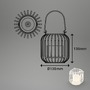 Na stůl - BRILO 7479016 LED nabíjecí stolní lampa, 13 cm, 2W, 150lm, bílé-zlatá - BRILONER - foto 7