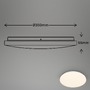 Kruhová - BRILO 3828016 Walk LED stropní svítidlo IP54, 3m dosah čidla, pohybové čidlo, bílé - BRILO - foto 7