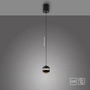 Subtilní - LD 14990-18 Kolekce Schöner Wohnen LED závěsné svítidlo LINI, černá, 1-ramenné, 3000K - JUST LIGHT - foto 7