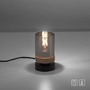 Stolní lampy dekorační - LD 11310-18 PASQUAL Stolní lampa, kouřové sklo, dřevo, E27 - LEUCHTEN DIREKT / JUST LIGHT - foto 7