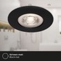 Kruhová - BRI 7046035 3ks sada LED vestavné svítidlo, pr. 9 cm, 5 W, černá (starý kód: BRI 7046-035) - BRILONER - foto 7