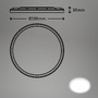 Kruhová - BRILO 7525416 Move LED stropní svítidlo IP44, přímé a nepřímé osvětlení, pohybové čidlo, kruhové 29 cm, bílé - BRILO - foto 7