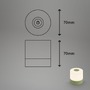 Na stůl - BRILO 7461019 LED nabíjecí stolní lampa, 7 cm, 2W, 150lm, zelená - BRILO - foto 7