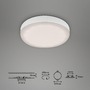 Kruhová - BRI 7061-436 3ks sada LED vestavné svítidlo, pr. 7,5 cm, 3 W, 350 lm, bílé - BRILONER - foto 7