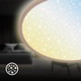 Kruhová - BRILO 7655011 Slim svítidlo LED panel pr.37,5 cm - 22W, 3000lm, dálkový ovladač, stmívatelné, béžová - BRILO - foto 7