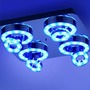 Hranatá - LD 14662-17 TIM LED stropní svítidlo, 8-ramenné, Smart Home, RGB+W RGB+2700-5000K MEDION - LEUCHTEN DIREKT / JUST LIGHT - foto 7