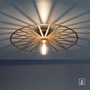 Dekorativní - LD 15636-60 SPIKE LED stropní svítidlo, kruhové, rustikální, matná mosaz - LEUCHTEN DIREKT / JUST LIGHT - foto 7