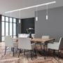 Lištové Briloner 230V - BRILO 8016046 1-fázový lištový systém, kompletní sada, 4x LED závěsná svítidla, bílá - BRILO - foto 7