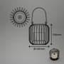 Na stůl - BRILO 7479015 LED nabíjecí stolní lampa, 13 cm, 2W, 150lm černá-zlatá - BRILONER - foto 7