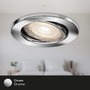Kruhová - BRI 7147-038 3ks LED vestavné svítidlo, pr. 8,6 cm, 5 W, chrom - BRILONER - foto 7