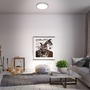 Kruhová - BRILO 3709014 RGBW LED přisazené svítidlo pr. 38 cm, 22 W, 2900 lm, stříbrná (starý kód: BRILO 3709-014) - BRILO - foto 7
