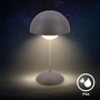 Stolní lampy dekorační - BRILO 7578015 Kugle stolní lampička - 3W, 250lm, bezdrátová, LED, stmívatelné, dotykový vypínač, teplá bílá, antracit - BRILO - foto 7