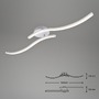 Dekorativní - BRI 3165-029 LED stropní svítidlo 78,2 cm 2x18W 1400lm hliník - BRILONER - foto 7