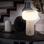 Stolní lampy dekorační - BRILO 7580011 Juna stolní lampa - 1,8W, 210lm, nabíjecí, LED, stmívatelné, dotykový vypínač, teplá bílá, béžová - BRILO - foto 7