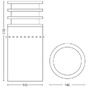 SmartHome Paul Neuhaus - PH 17403/93/P0 Hue White Venkovní sloupkové svítidlo Philips Lucca 17403/93/P0 antracitové, 2700K, 77cm - PHILIPS HUE (915005561401) - foto 7