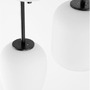Vícečetná - NV 9624078 Závěsné svítidlo LATO černý kov a opálové sklo E14 3x5W 230V IP20 bez žárovky - NOVA LUCE - foto 7