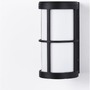 Nástěnná - NV 9002851 Venkovní nástěnné svítidlo STONE černý hliník a akryl E27 1x12W 220-240V IP54 bez žárovky - NOVA LUCE - foto 7