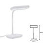 Stolní lampy pracovní - BRILO 7488016 LED stolní lampa, 44 cm, 7,5 W, bílé (starý kód: BRILO 7488-016) - BRILO - foto 7