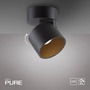 Bodová - PN 6226-18 LED stropní svítidlo PURE Cup, černá, stmívatelné, nastavitelné a otočné 2700K - PAUL NEUHAUS - foto 7
