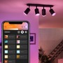 SmartHome Paul Neuhaus - PH 50634/30/P7 Hue Fugato Bluetooth SVÍTIDLO BODOVÉ GU10 4x5,7W 4x350lm 2000-6500K, černá - PHILIPS HUE (915005761801) - foto 7