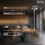 Lištové Briloner 230V - BRILO 8016046 1-fázový lištový systém, kompletní sada, 4x LED závěsná svítidla, bílá - BRILO - foto 7