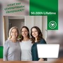Hranatá - BRILO 7549016 Tava A LED stropní svítidlo, energetická třída A, přímé a nepřímé osvětlení, 50.000h životnost, 42x42 cm, bílé - BRILO - foto 7