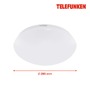 Kruhová - TF 601206TF TELEFUNKEN LED stropní svítidlo, pr. 27,8 cm, 15 W, bílé - BRILONER - foto 7