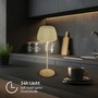 Stolní lampy dekorační - BRILO 7553019 Nabíjecí stolní lampa Riffle - 36,5 cm, 2W, 200lm, IP44, bezdrátová, LED, stmívatelná, dotykový vypínač, zelená - BRILO - foto 7
