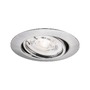 Kruhová - P 94950 LED vestavné svítidlo Base GU10 Flat výklopné 3x4W 230V 2700K kov kartáčovaný - PAULMANN - foto 7