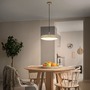Kruhová - BRI 4048011 NALA závěsné svítidlo anthracit / macchiato LED 14,5W 1800lm 3000K Ø35cm - BRILONER - foto 7