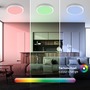 Kruhová - BRILO 3480016 Smart LED RGBW panel, 27 cm, 20W, 100lm, bílé - BRILO - foto 7