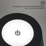 Stojací lampy - BRILO 1438015 LED nabíjecí stojací svítidlo 130 cm 3,5 W 400lm černá - BRILO - foto 7